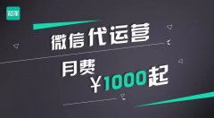 微信代运营，月费1000起，这家公司为了中小企业拼尽全力